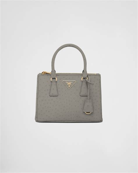 prada matinée ostrich leather bag|prada galleria ostrich leather.